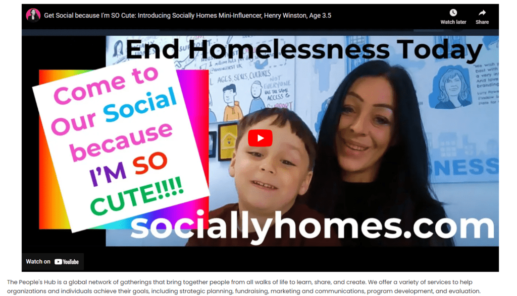 Amy Varle and Henry, Challenge Poverty
